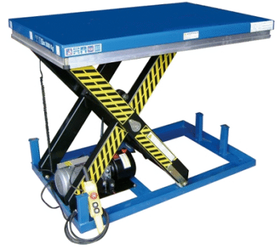 Mesa elevadora eléctrica 1.000kg plataforma de 1300 x 820