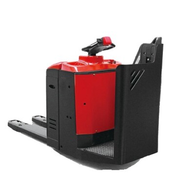 Transpaleta elect. conductor subido 2000 kg